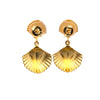 Aloha Shell Drop Post Earrings 24K Gold Vermeil