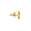 Aloha Flower Stud Earrings 24K Gold Vermeil