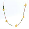 Aloha Flower Beaded Necklace 24K Gold Vermeil