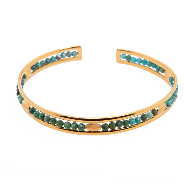 Bliss Cuff Bracelet 3mm 24K Gold Vermeil