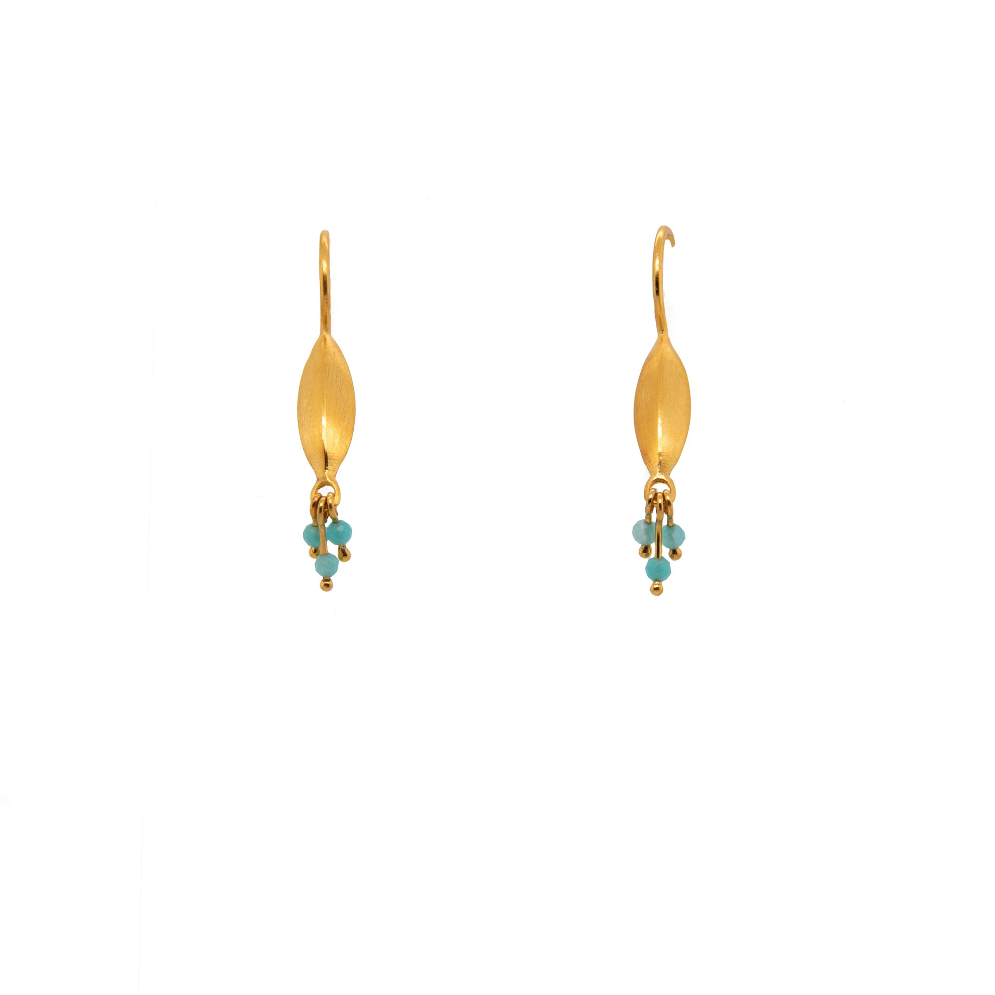 Bliss Cluster Earrings 24K Gold Vermeil