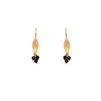 Bliss Cluster Earrings 24K Gold Vermeil