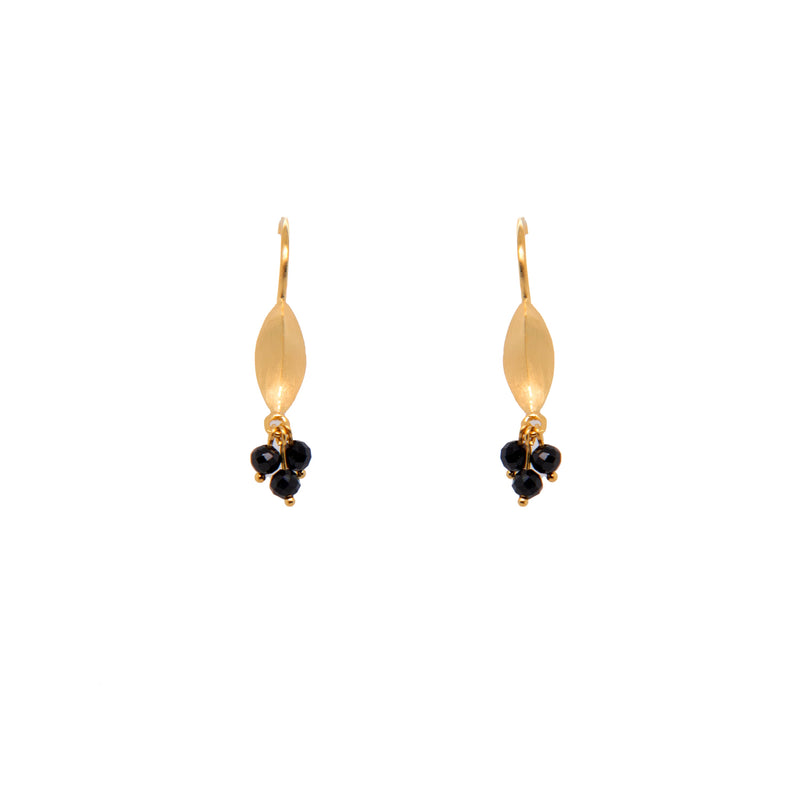 Bliss Cluster Earrings 24K Gold Vermeil