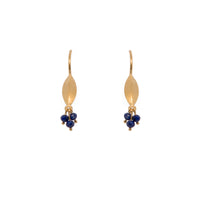 Bliss Cluster Earrings 24K Gold Vermeil