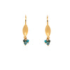 Bliss Cluster Earrings 24K Gold Vermeil