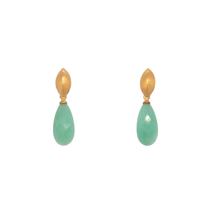 Bliss Drop 24K Gold Vermeil Earrings