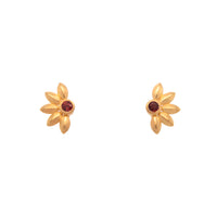 Bliss Flower Earrings 24K Gold Vermeil