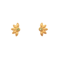 Bliss Flower Earrings 24K Gold Vermeil