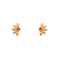 Bliss Flower Earrings 24K Gold Vermeil