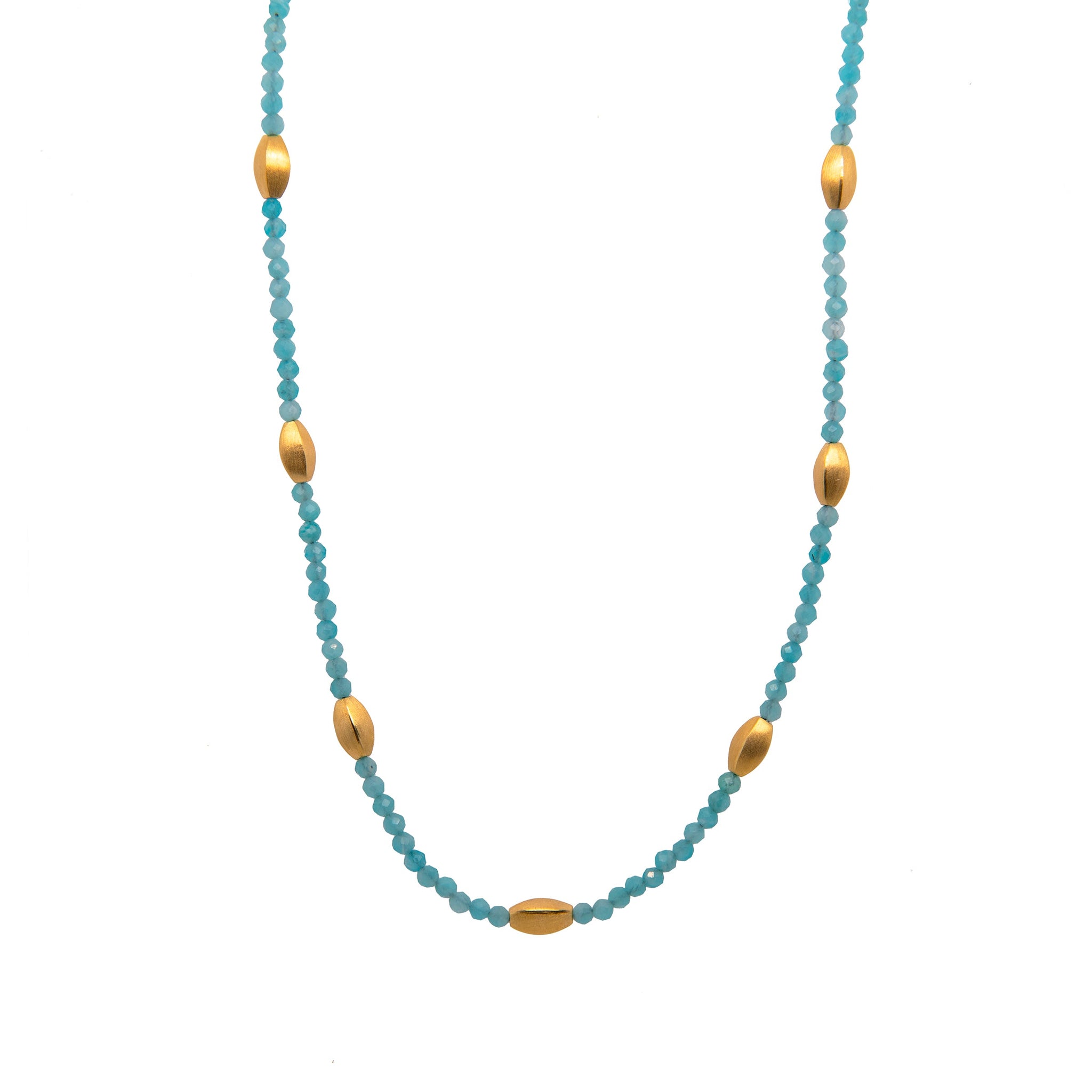 Bliss 2 mm Necklace Collection in 24K Gold Vermeil and Various Gemstones