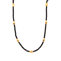 Bliss 2 mm Gemstone Necklace Collection in 24K Gold Vermeil