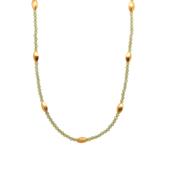 Bliss 2 mm Necklace Collection in 24K Gold Vermeil and Various Gemstones