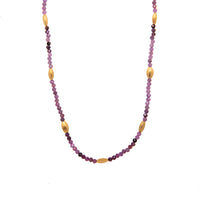 Bliss 2 mm Gemstone Necklace Collection in 24K Gold Vermeil