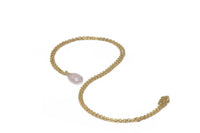 FACETED ROSE QUARTZ DROP NECKLACE FAIR TRADE 24K GOLD VERMEIL - Joyla Jewelry