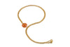 FACETED CARNELIAN DROP NECKLACE FAIR TRADE 24K GOLD VERMEIL - Joyla Jewelry