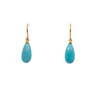 Signature Wire Drop Earrings 24K Gold Vermeil