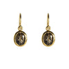 SMOKY QUARTZ EARRINGS FAIR TRADE 24K GOLD VERMEIL - Joyla Jewelry