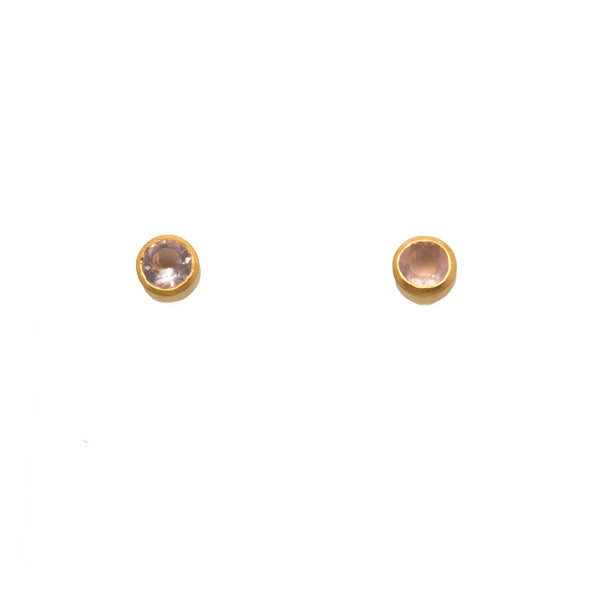 Signature Stud Earrings 24K Gold Vermeil Collection