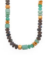 Chrysoprase and Labradorite 8mm Necklace and Bracelet 24K Fair Trade Gold Vermeil