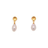 Sun Small Drop Earrings 24K Gold Vermeil