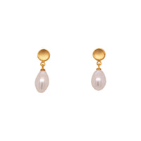 Sun Small Drop Earrings 24K Gold Vermeil