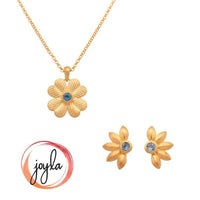 Bliss Flower Earrings 24K Gold Vermeil