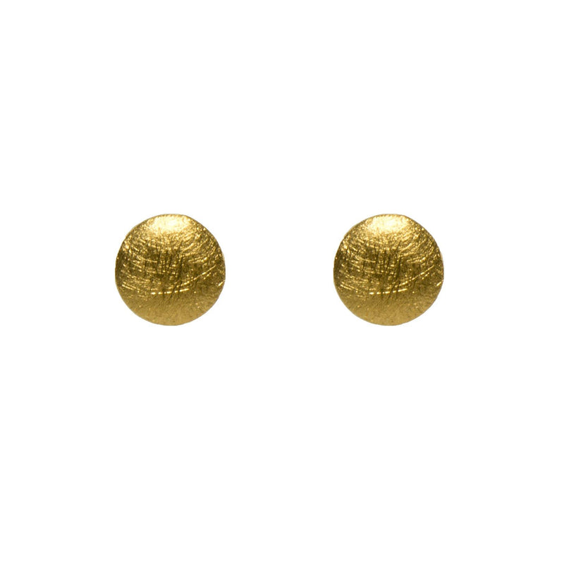 MOON EARRINGS FAIR TRADE 24K GOLD VERMEIL - Joyla Jewelry