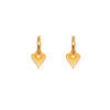 Heart of Joy Huggie  Earrings 24K Gold Vermeil