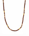 Garnet and Moonstone 3mm Jewelry Set in 24K Fair Trade Gold Vermeil