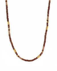 Garnet and Moonstone 3mm Jewelry Set in 24K Fair Trade Gold Vermeil