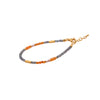 Labradorite and Carnelian 3mm Necklace and Bracelet with 24K Fair Trade Gold Vermeil