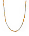 Labradorite and Carnelian 3mm Necklace and Bracelet with 24K Fair Trade Gold Vermeil