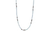 Blue Topaz 3mm Necklace and Bracelet in 24K Fair Trade Gold Vermeil