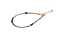 Labradorite and Lapis Jewelry Set in 24K Fair Trade Gold Vermeil